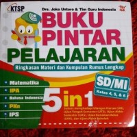 BUKU PINTAR PELAJARAN SD/MI Kelas 4,5,dan 6